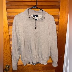 Fairway & Greene Baruffa Wool 1/4 Zip Sweater- mens size small